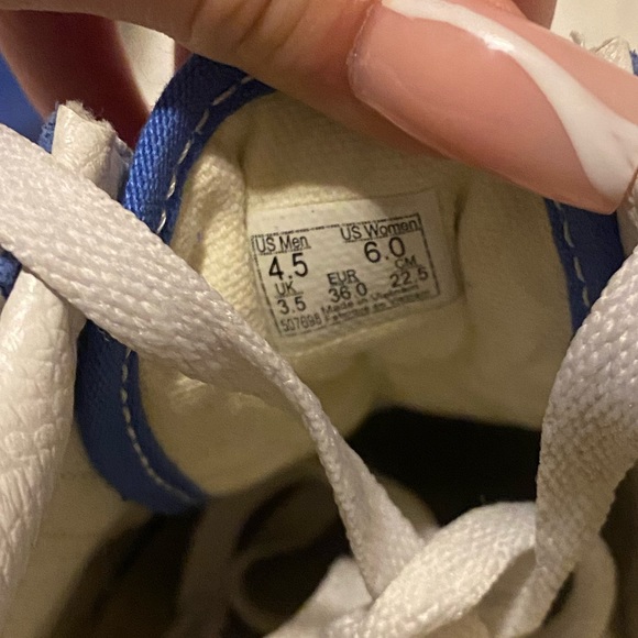 like new blue vans size 6 - Picture 3 of 3